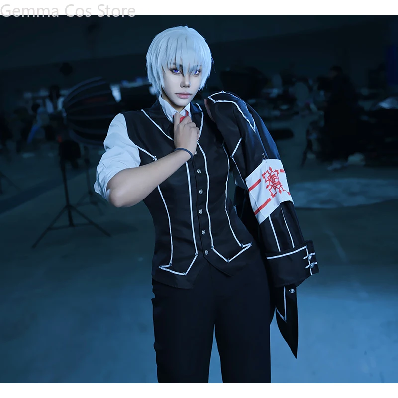 

Anime Vampire Knight Kiryu Zero Cosplay Costume Black School Uniforms Halloween Carnival Suit