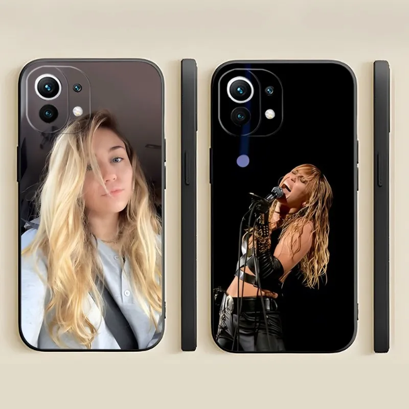 Miley Cyrus American Singer Phone Case Funda For Xiaomi Redmi 10 9T 9 9A 7A 8 8A 10A Pro Note 11 10S 9S 7 11S Plus Back Cover