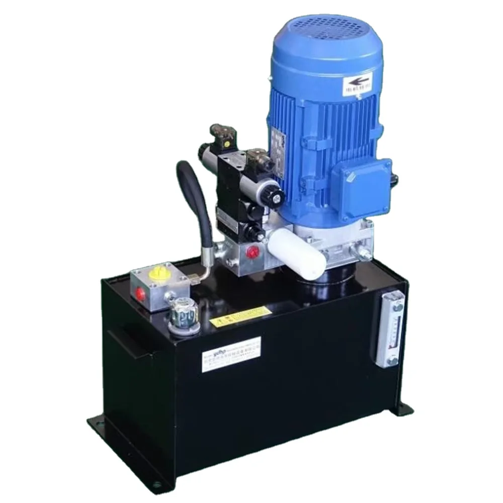 Portable Single Acting Hydraulic Power Pack Unit Mini Assembly for Lift Table Snow Plow Tyer Changer Working Scenarios
