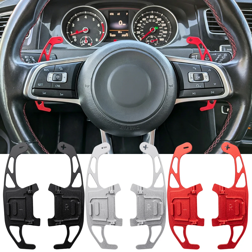 Car Steering Wheel DSG Shift Paddles Extender Tools Interior Accessories For  Volkswagen VW GOLF 7 GTI GTD GTE MK7 POLO Scirocco
