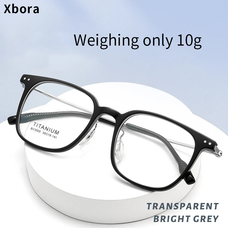 

Xbora Ultra-Light TR90&Titanium Classic Round Optical Prescription Glasses for Men And Women BV3005B