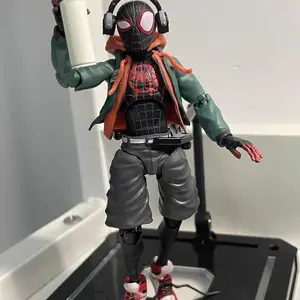 ML Legends Spider Man Actionfigur, Spider-Vers SV, Spider-Man, Miles Morales, PVC-Figuren, Statuten, Geschenk 10 Hauptverkaufsvision Marvel Legends - №1