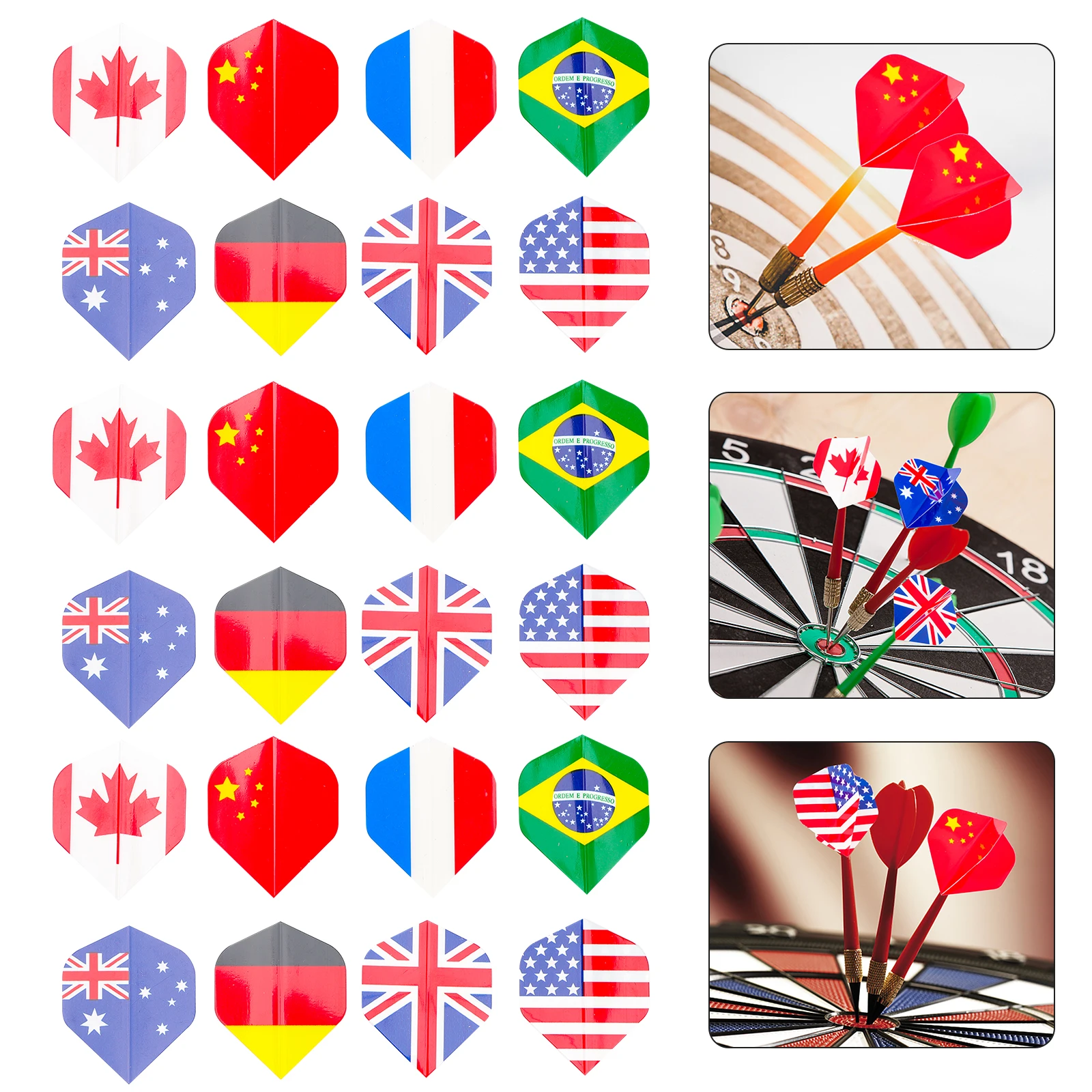 Queues de remplacement d'ailes de fléchettes, 27 pièces, remplaçables pour un vol fluide, les vols des animaux de compagnie