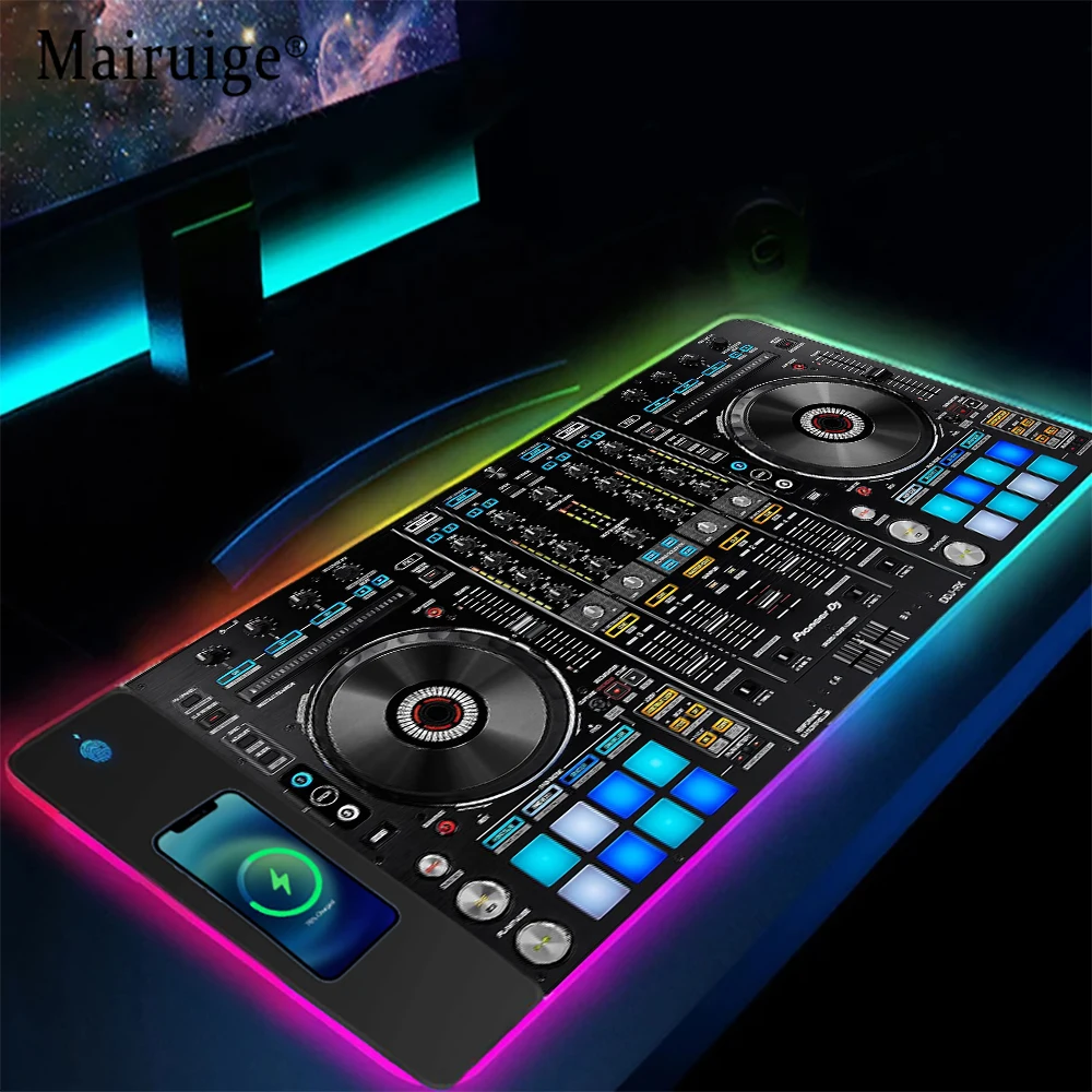 Wireless Charging Mause Ped Pioneer DJ Controller Mixers Long Padding Gaming Accessories Computer Mat Mouse Pads Xxl Mouse Mat