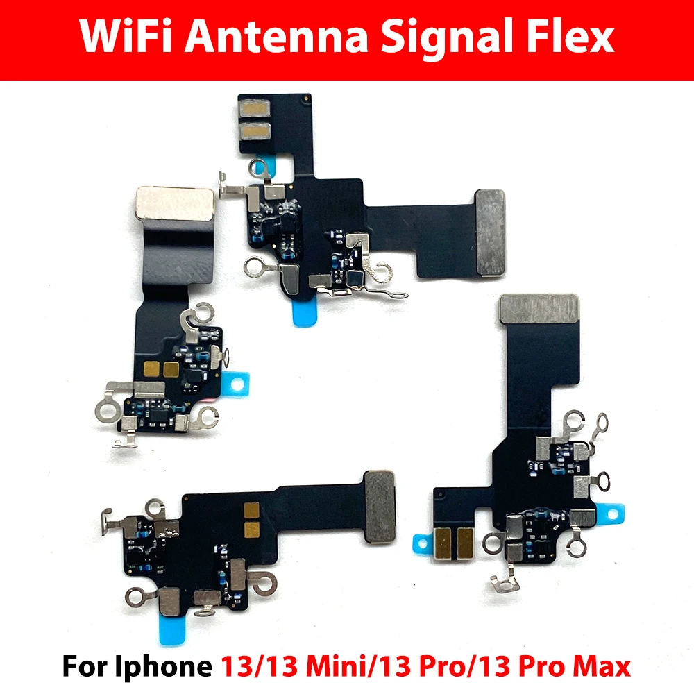 New WI-FI Flex Cable For Iphone 13 14 15 Mini Pro Max 14 15 Plus Bluetooth Wifi Signal Antenna Ribbon Replacement Parts