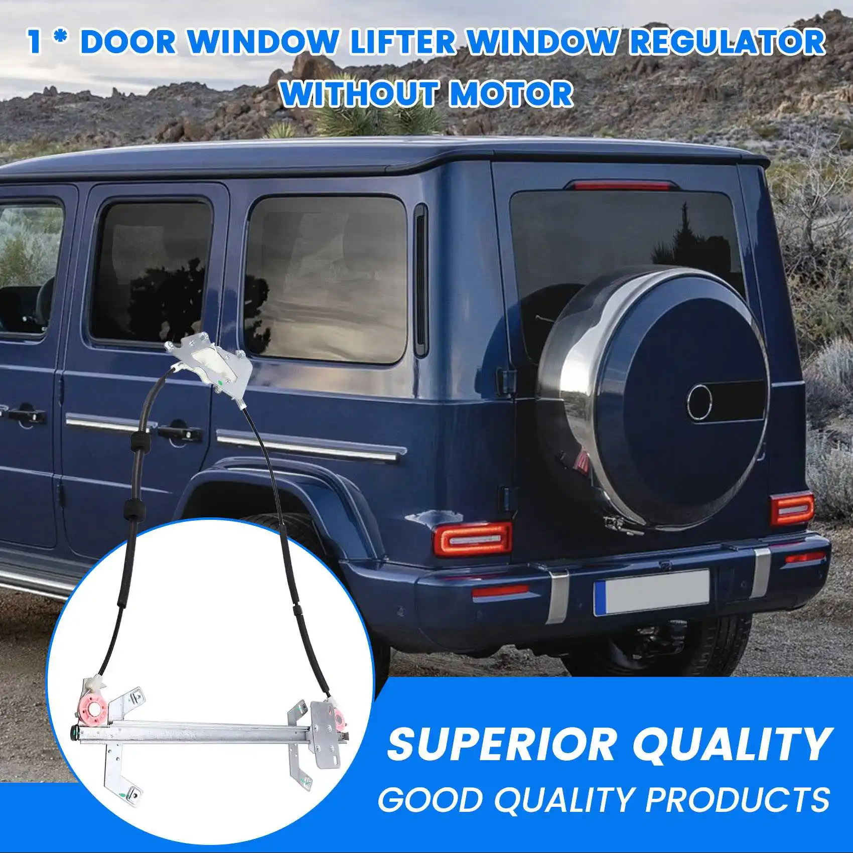 3X Car Rear Door Window Regulator Without Motor For Benz W463 G-Class G500 G55 G550 G63 A4637300746 A4637300946 L