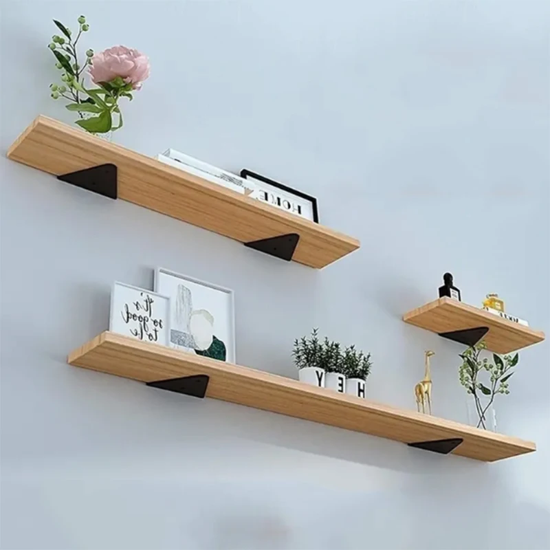 1/2PCS Iron Triangle Storage Shelf Wall Mounted Metal Shelf Invisible Triangle Thickened Corner Brace Flat Shelf Home Tools