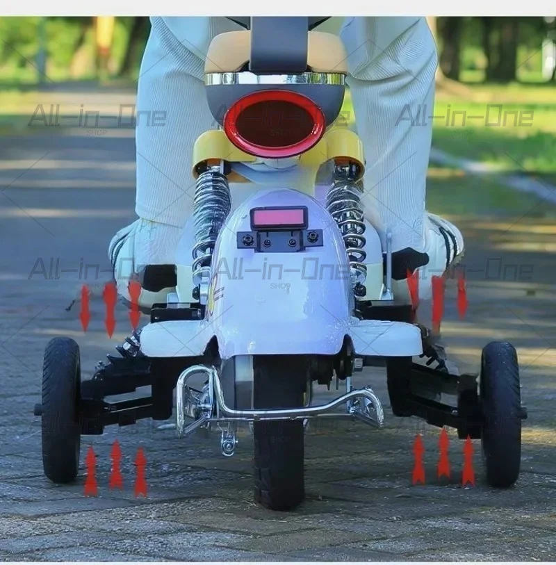 Electric Vehicle Auxiliary Wheel, Battery Car Anti-Drop Wheel, Electric Bicycle with Balance Wheel, Adult Novice Cycling