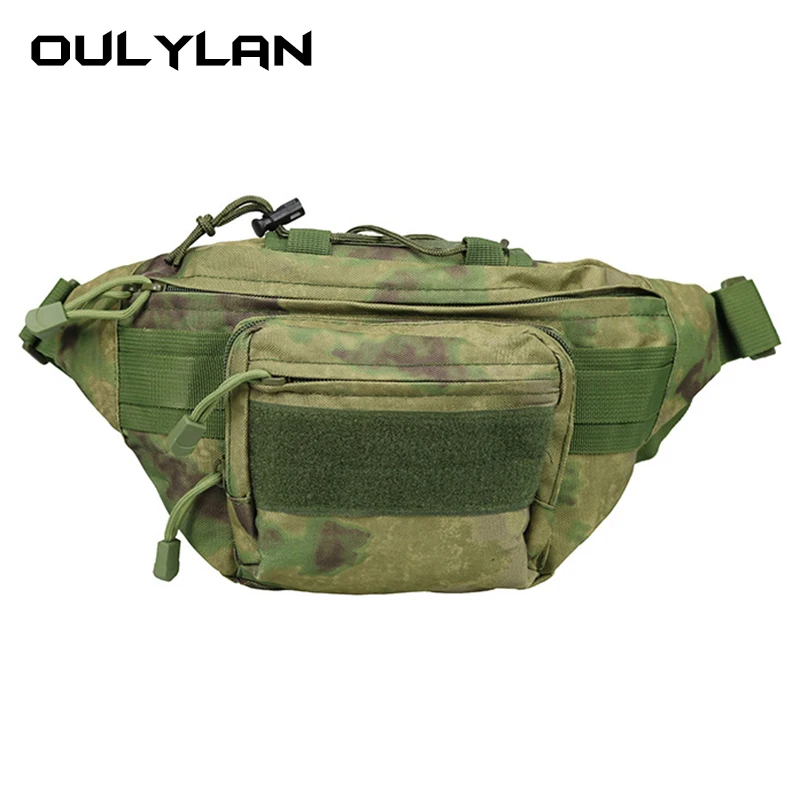 Tactical Waist Gun Bag Belt Bumbag Waterproof Nylon Molle EDC Fanny Phone Pouch for Hunting Climbing Camping