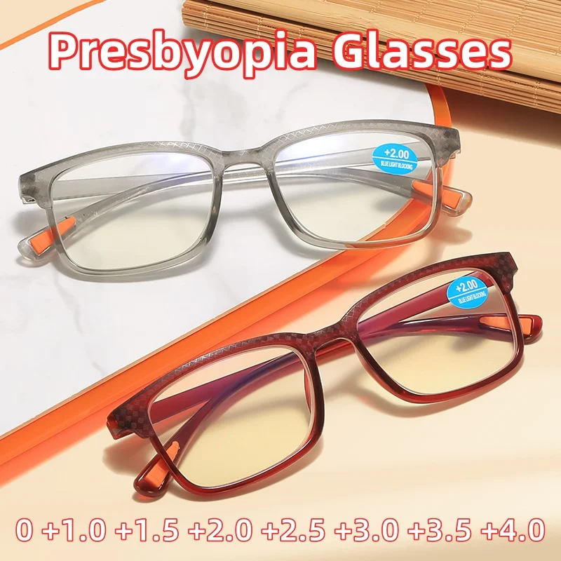 

New Ultra Light Presbyopia Glasses High-definition Anti Blue Light Glasses Men's and Women's Simple and Comfortable Goggles