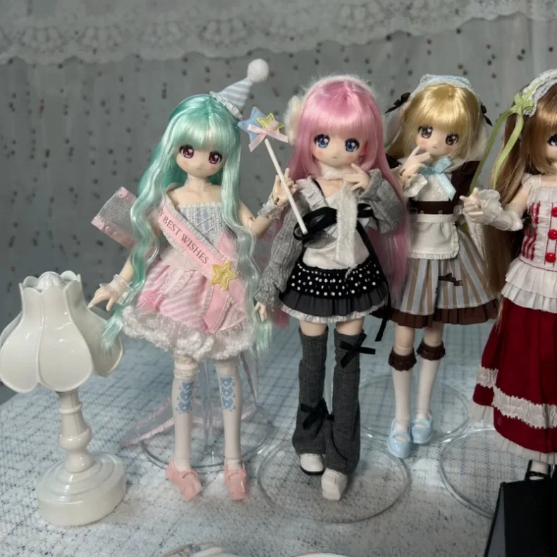 Original SyncyLand OOTD BJD Blind Box Niedliche Anime-Puppe mit Beweglichen Gelenken und Echthaar Key 2 Mini Sammelfigur Wohndekor Geschenk – Detail 2