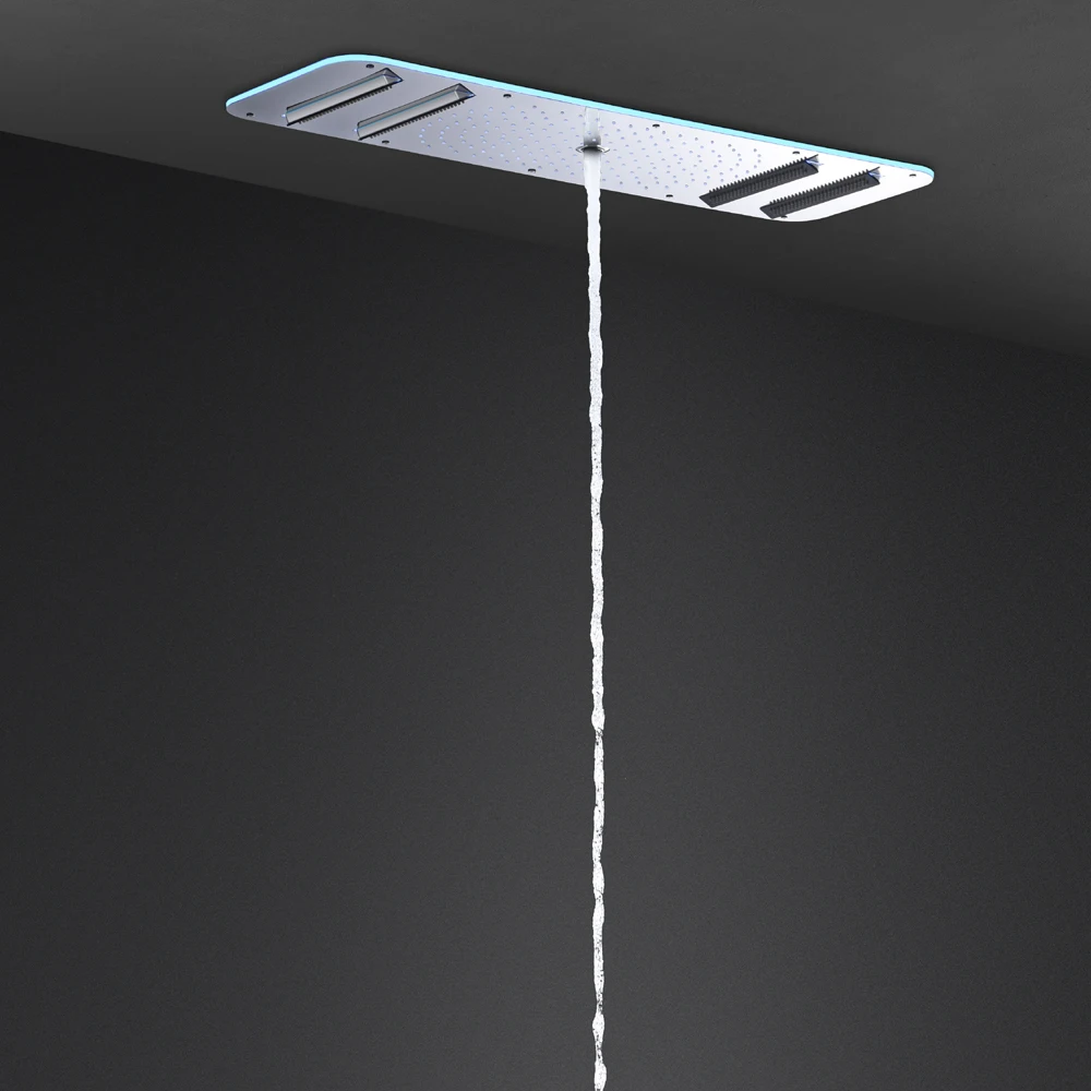 Dubbele waterval regendouche p - Led Rainfall Shower Head Waterfall recensie en prijs