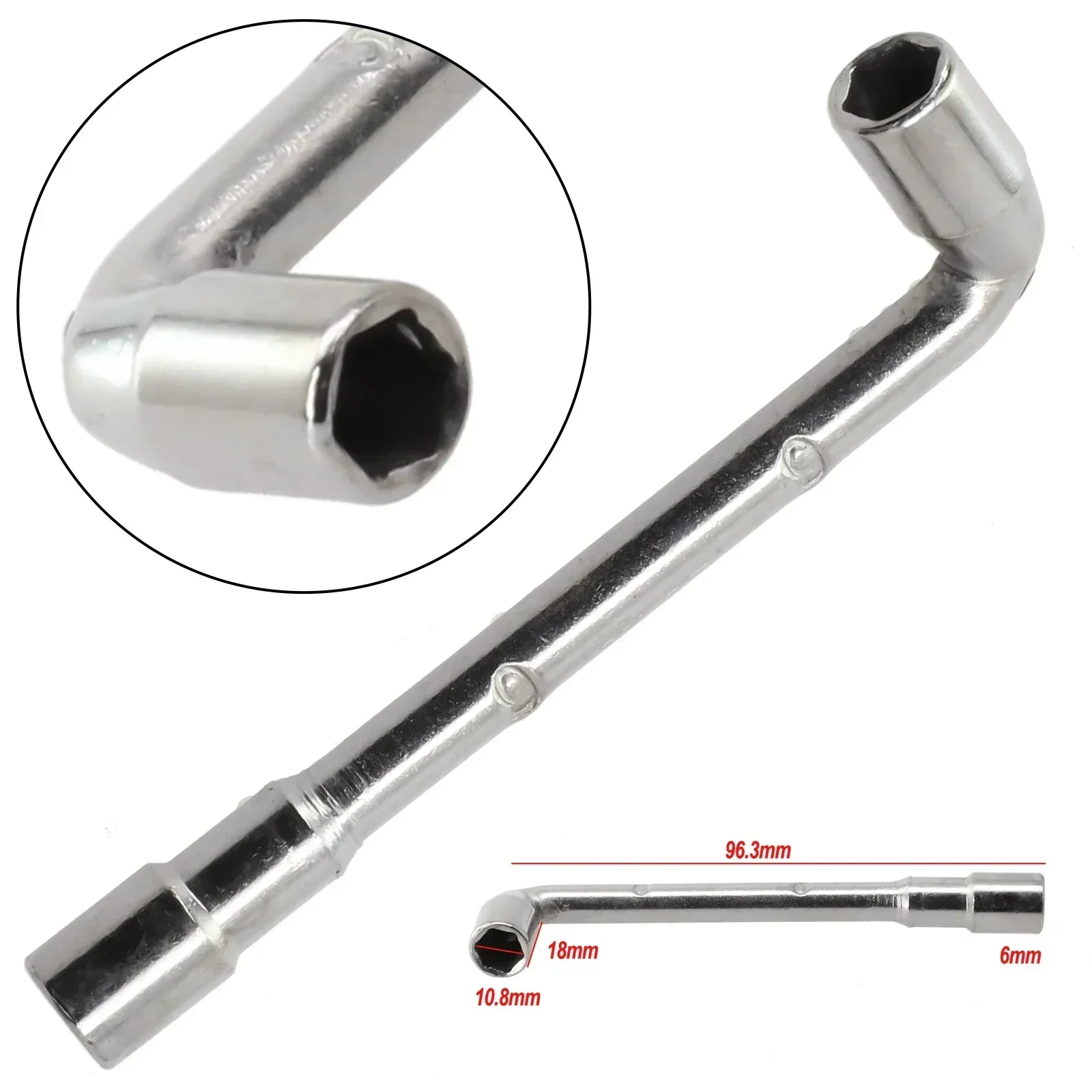 L Type Multifunctional Socket Wrench 6/7mm Hex L-shaped Screw Nut Wrench Sleeve Tool For Ender 3 MK8 Nozzle Hand Tool Accessory