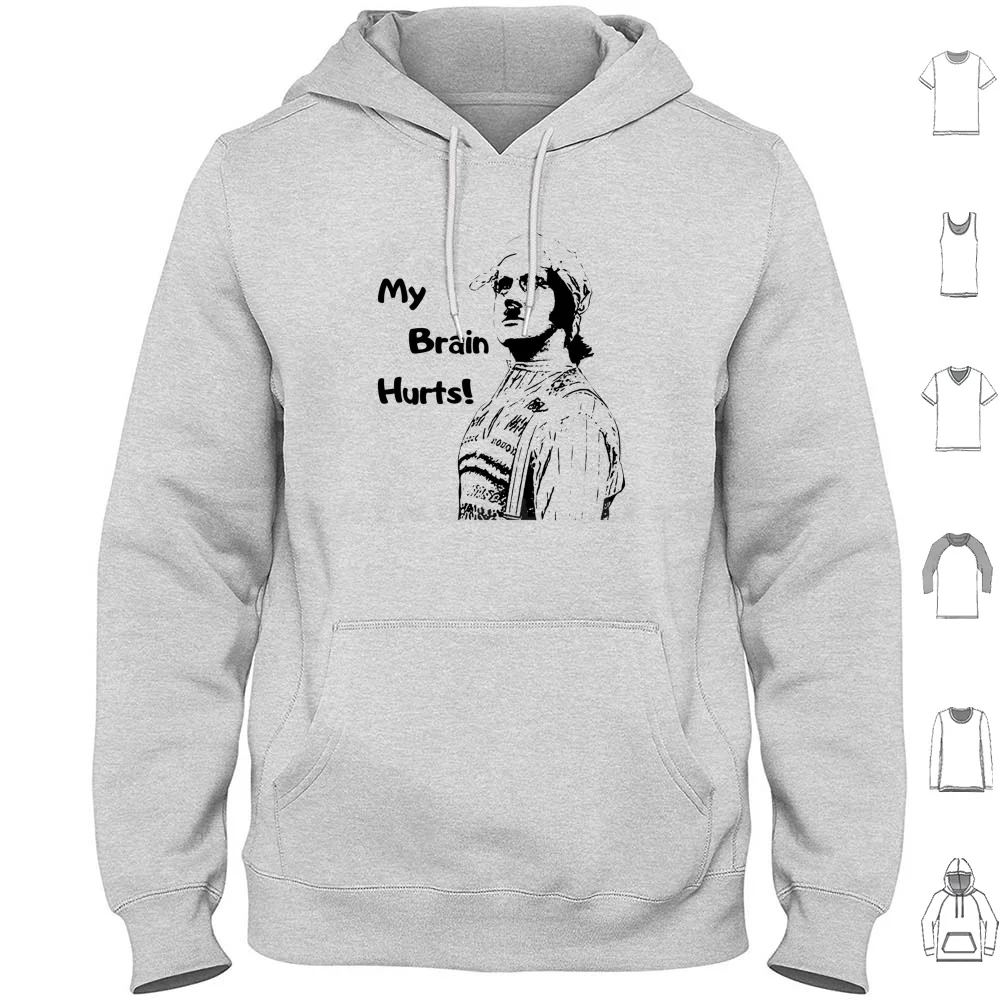 عقلي يؤلم! (أسود) هوديس بأكمام طويلة الكأس المقدسة بيثون مضحك مونتي كوميديا و