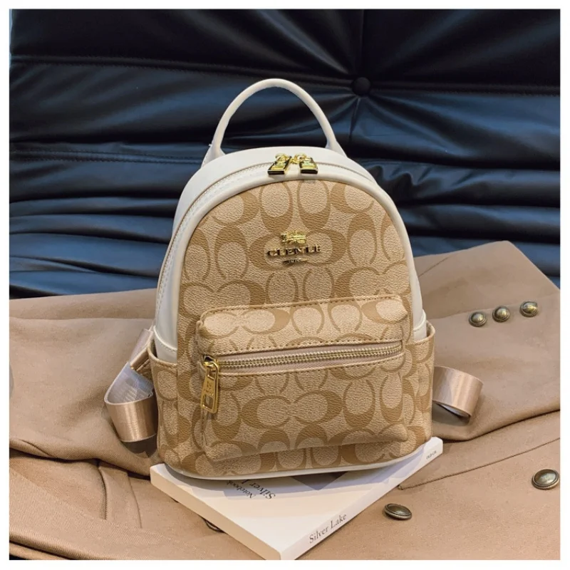 2026 Women's Fashion Retro Monogram Backpack, Classic Versatile Casual Bag, Suitable for Travel and Commute