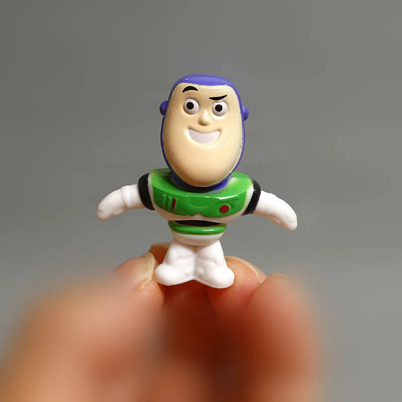 3PCS Disney Toy Story Cartoon Model Doll Buzz Lightyear Alien Anime Action Figure Decoration Cake Accessories Children\'s Gift