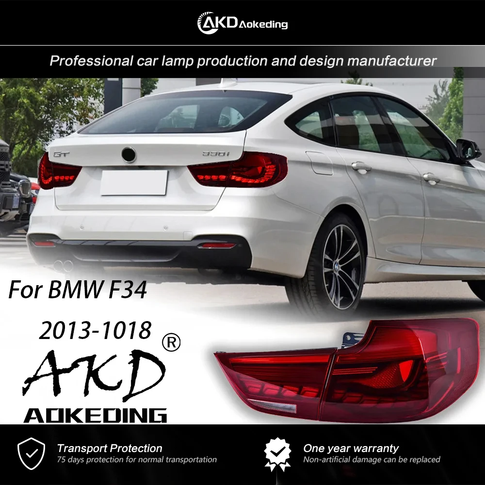 

AKD Tail Light For BMW F34 2013-2018 3 Series 318 320 325 328 330 Assembly Upgrade Dynamic Signal Auto Accessories