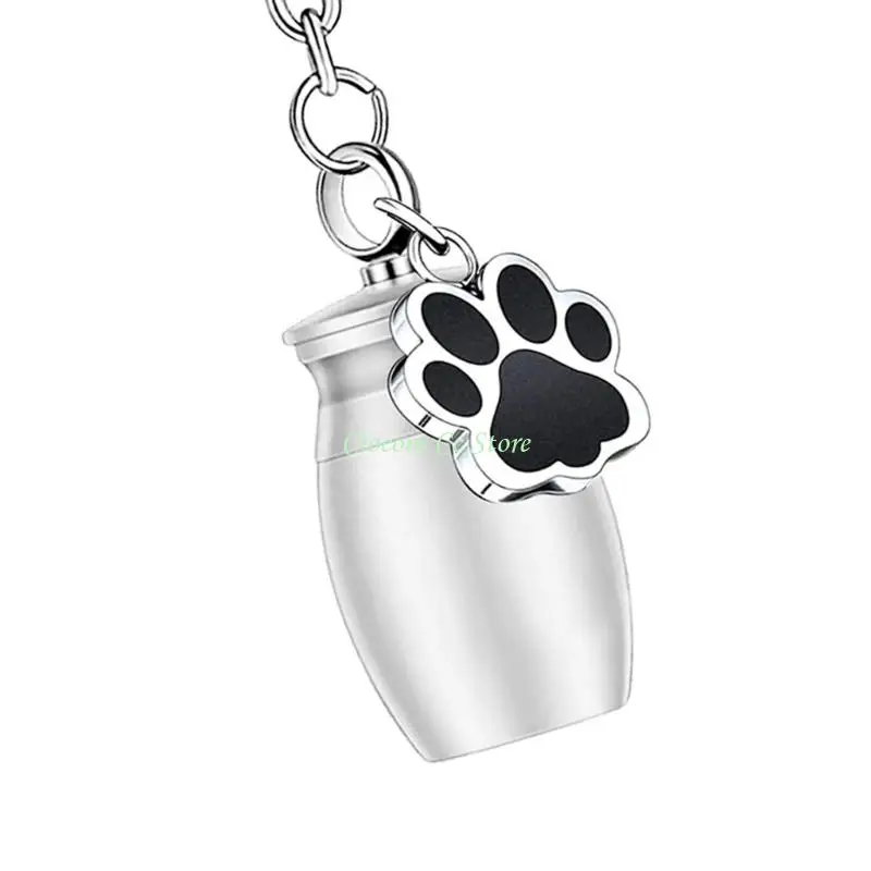 X90F Wingeds Pet memorialS chain Stainless Steel Cremation Jewelry Pendant For Carrying Loved Always
