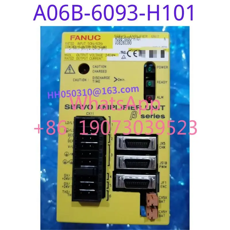 

Б/у драйвер A06B-6093-H101 функциональный тест неповрежденный