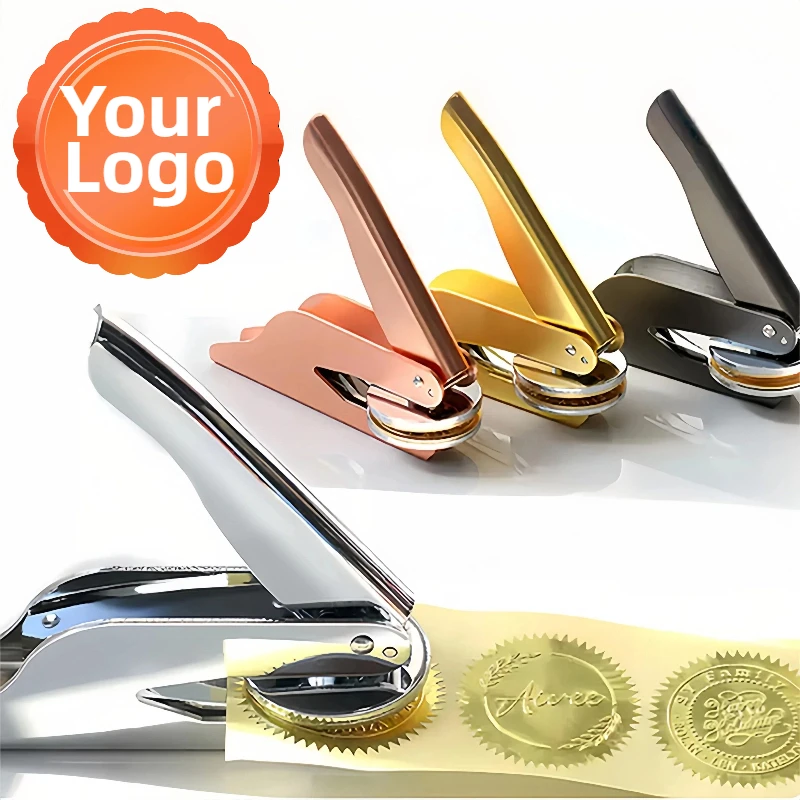 

Embosser Custom Stamp Name Personalized Seals Embossing Stamps LOGO DIY Wedding Private Customization Envelope Party Invitation