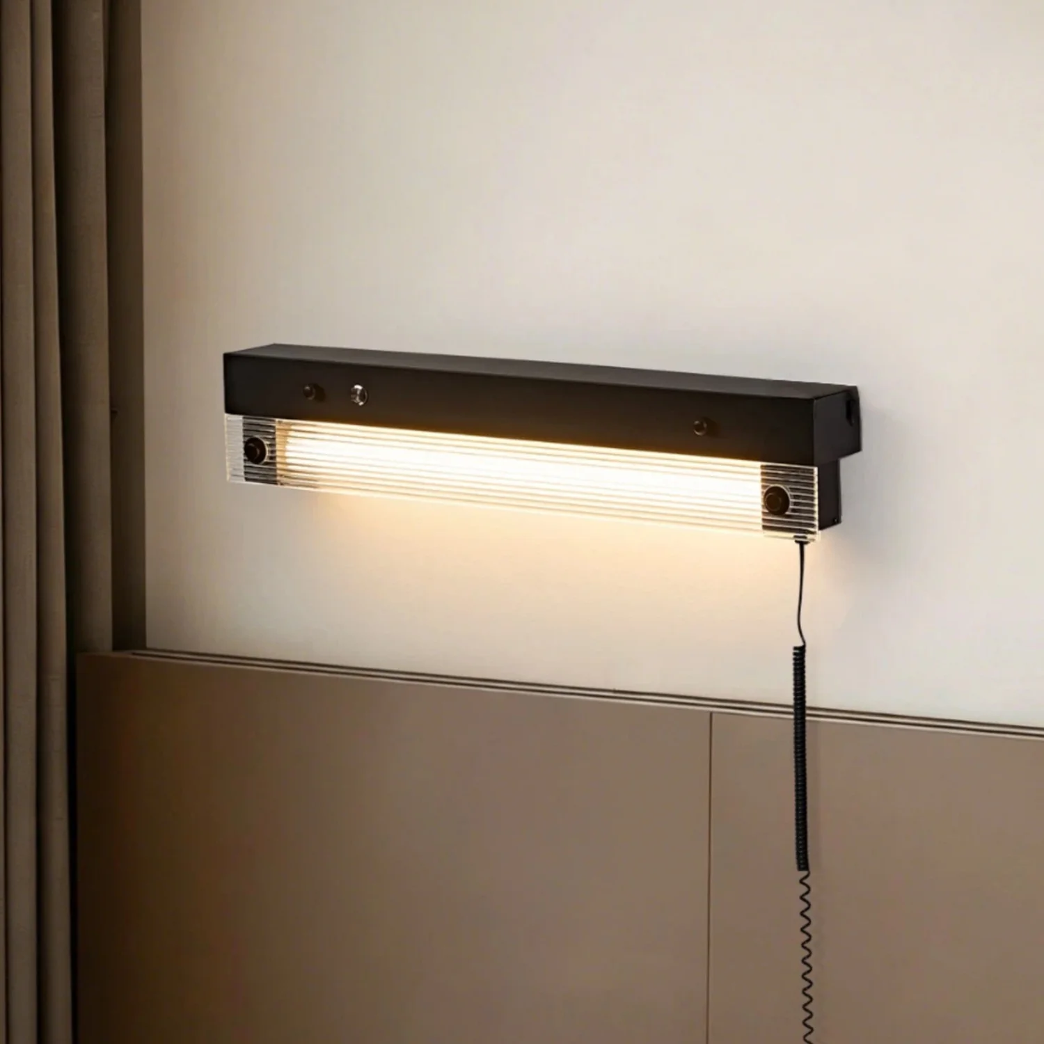 Modern  Iron LED Knob Adjustable Wall Lamp Warm Light Sconce Wall Figure for Living Rooms Kitchens Bedrooms Dining Room