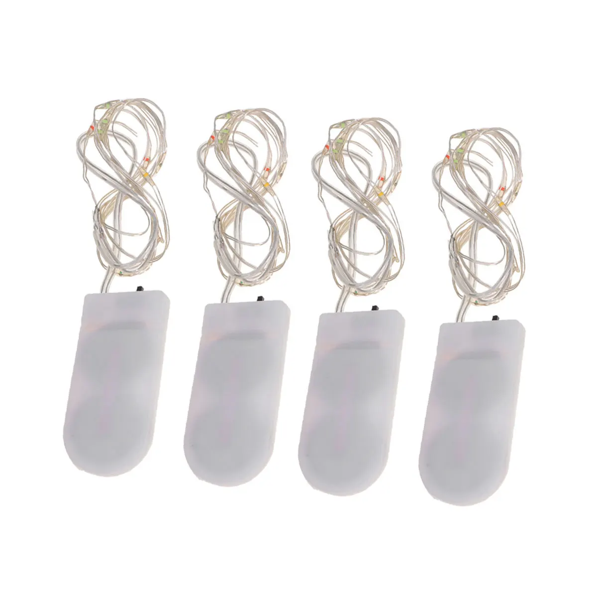 

4pcs Christmas Tree Lights 1M 10Lamp 4-Color Led Atmosphere Lights For Party Wedding Birthday Decor Scene Decoration Lighting