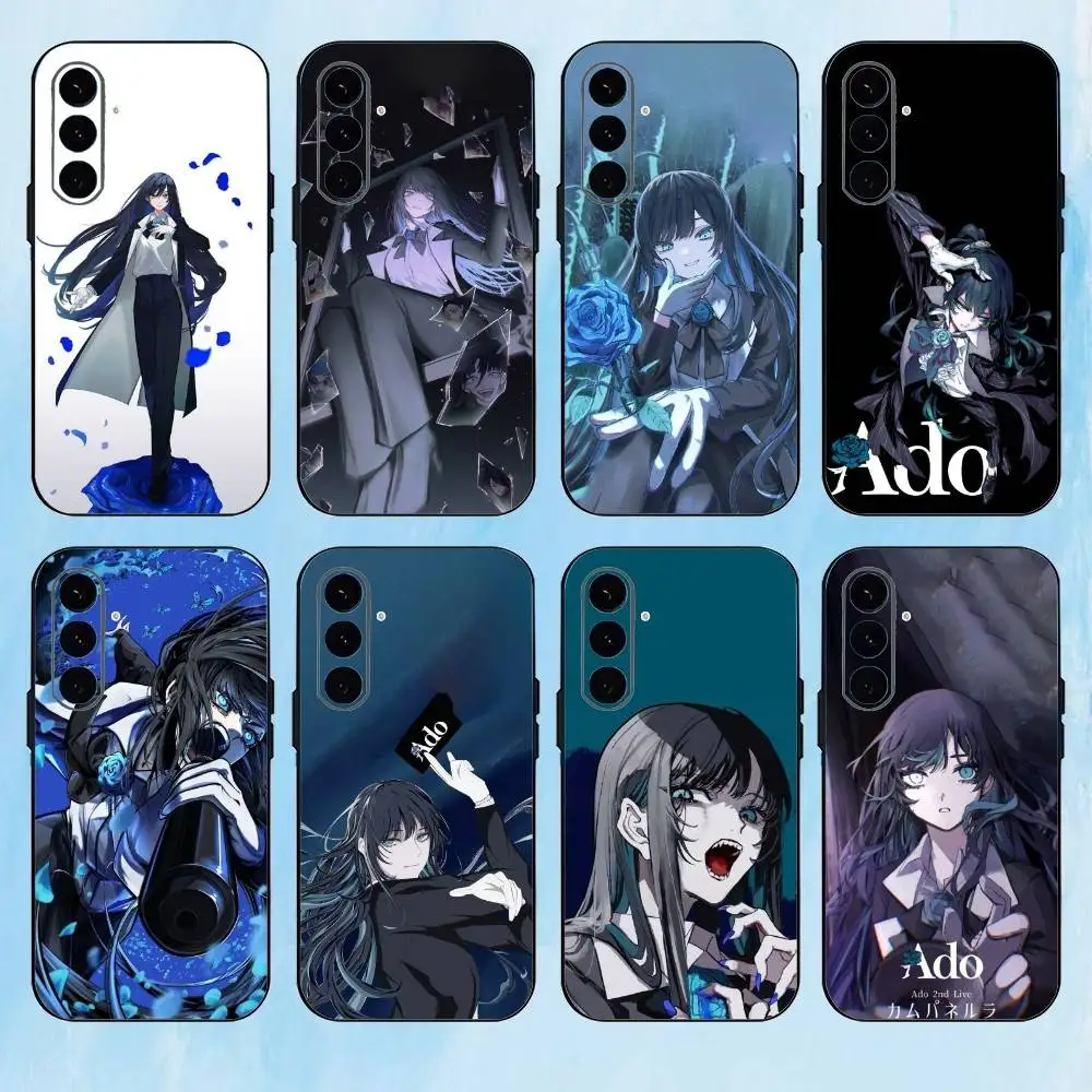 

Japanese Singer Ado Phone Case For Samsung Galaxy A73,A72,A71,A70,A53,A52,A51,Others Soft Black Cover