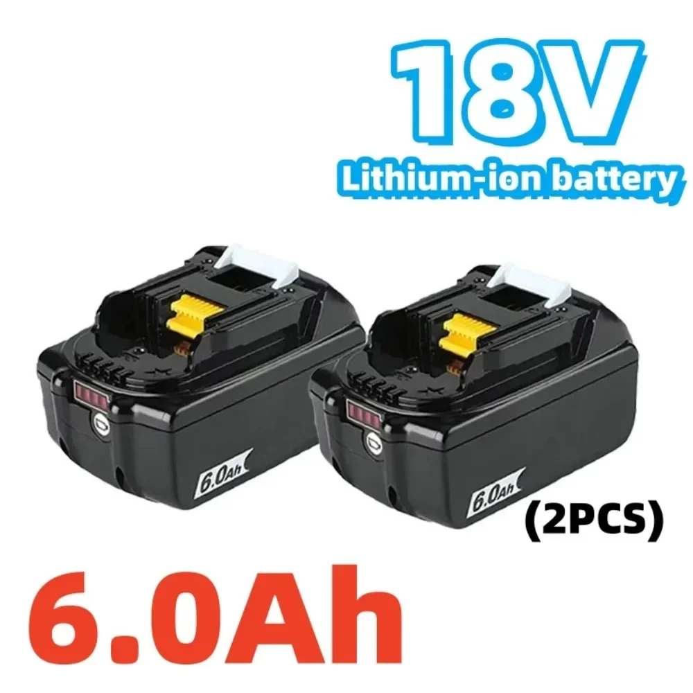 ✓For Makita 18V Tool Battery 6.0Ah Replacement BL1830 BL1850 BL1860 Suitable for cordless angle grinders, hand drills