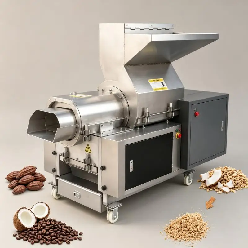 Coarse Crusher Machine Heavy Duty Coarse Crusher Low Vibration For Timber Chip Corn Cob Raw Material Treatment