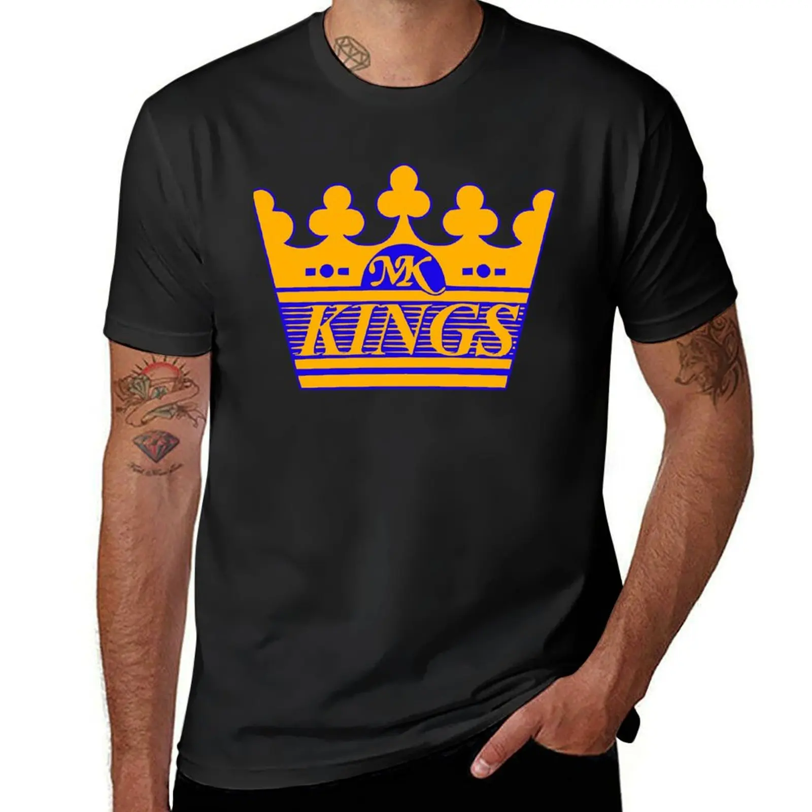 Milton Keynes Kings Ice Hockey Retro Logo T-Shirt T-Shirt blanks new edition sweat plus sizes mens t shirt graphic