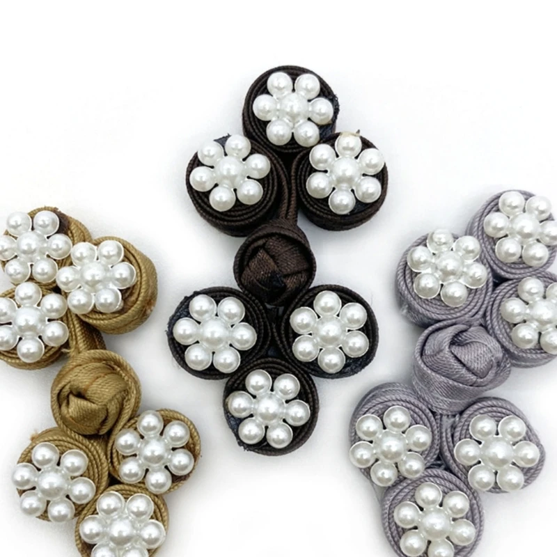 Beaded Chinese Closures Buttons Cheongsa Sewings Fasteners Suit Hanfus Buttons Drop Shipping