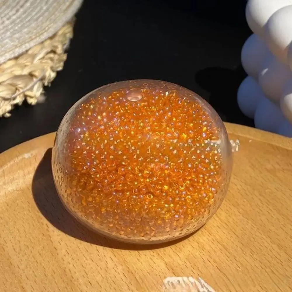 Zabawna symulacja TPR Kryształowa Kula Przezroczysta Kreatywna Ręcznie Robiona Kula Do Ściskania Elastyczna Kolorowa Powoli Powracająca Do Kształtu Dla Dzieci