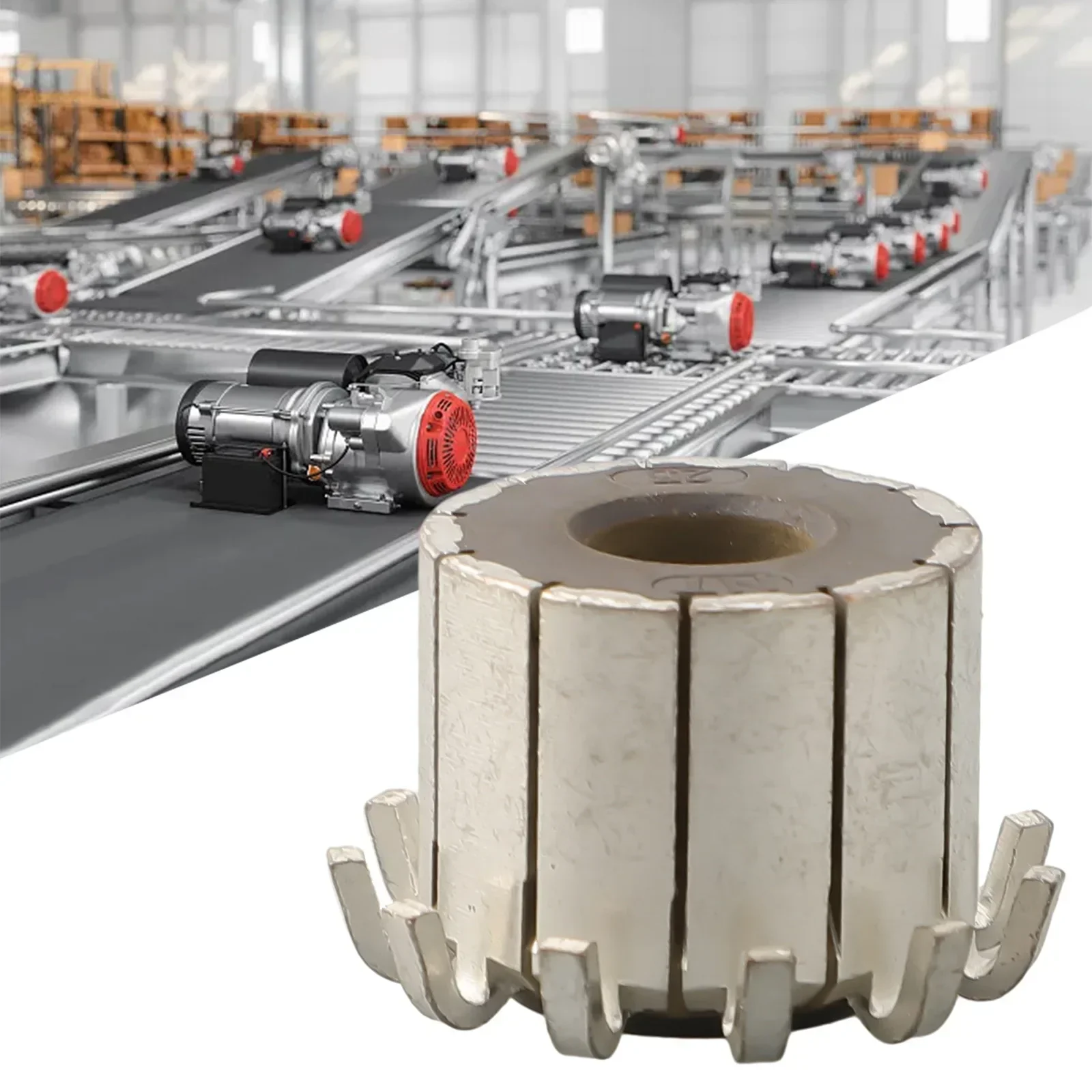 CHY-3786-11 komutator Motor praktis, tipe kait gigi 11P 22.2x9x18.2(18.7)mm tembaga untuk peralatan rumah tangga untuk perkakas listrik