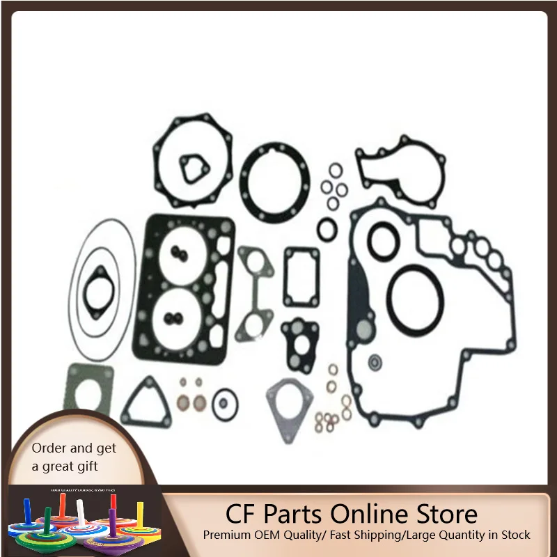 Free Shipping 16853-99355 Full Gasket Set Fit For Kubota Z482 Engine 1685399355 Overhaul Gasket Z482 Engine