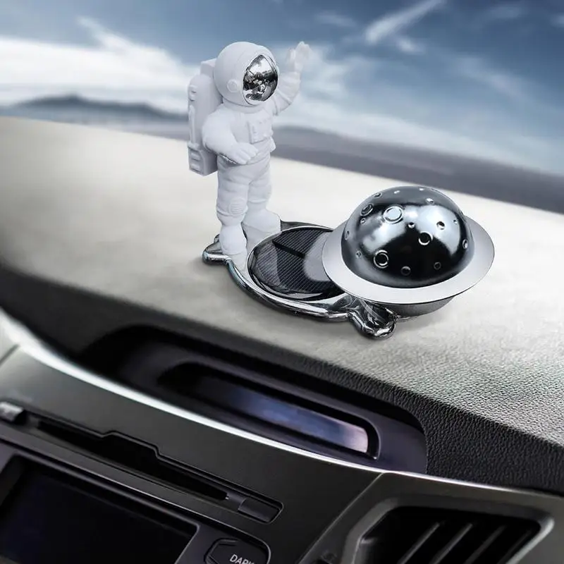 Car Air Freshener Rotating Solar Power Astronaut Aromatherapy perfume Diffuser Automatic Essential Oil Ornaments Remove Odor