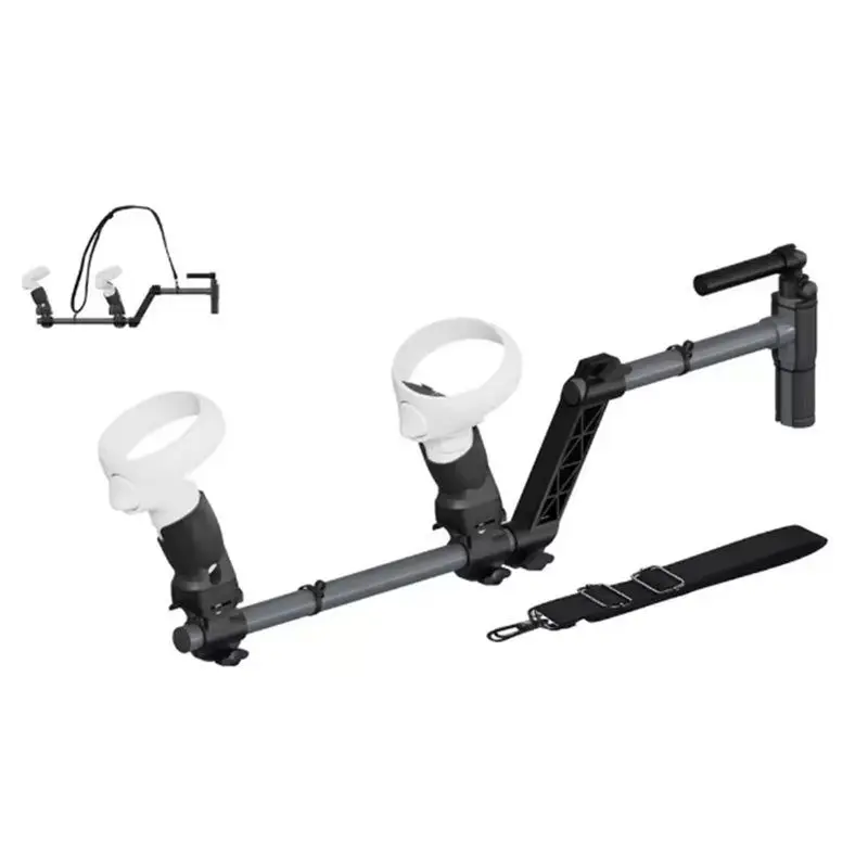 A98Z Magnetic Grip Holster Cover For Meta Quest 3S/ Gaming Pistol Handle For Meta Quets 3S/ VR Game Accessories