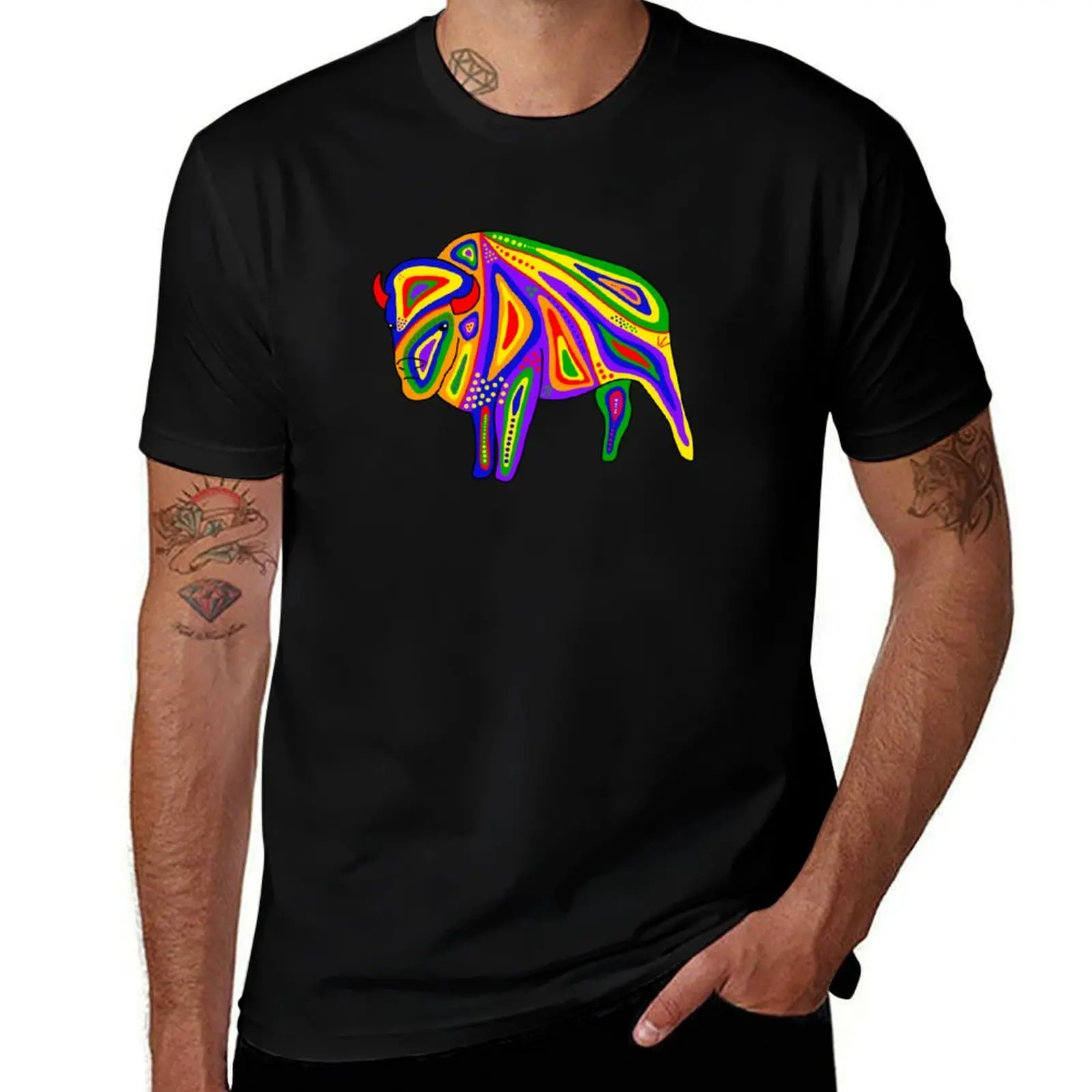 

Mashkode-bizhiki T-Shirt Vintage Style Printed Top