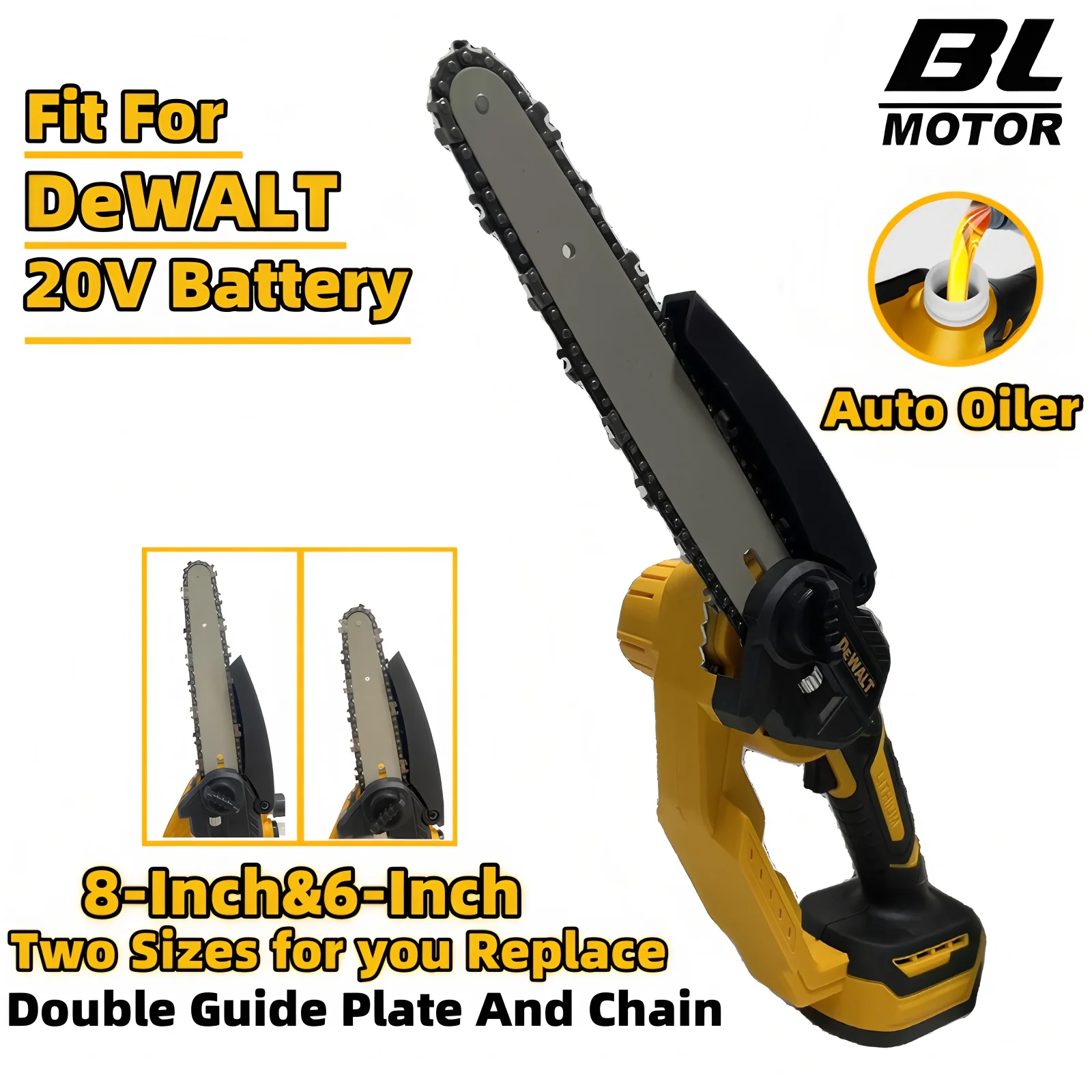 pour-dewalt-20v-batterie-sans-brosse-8-pouces-et-6-pouces-tronconneuse-automatique-huileur-electrique-sans-fil-jardin-scie-a-chaine-outils-electriques-d'elagage