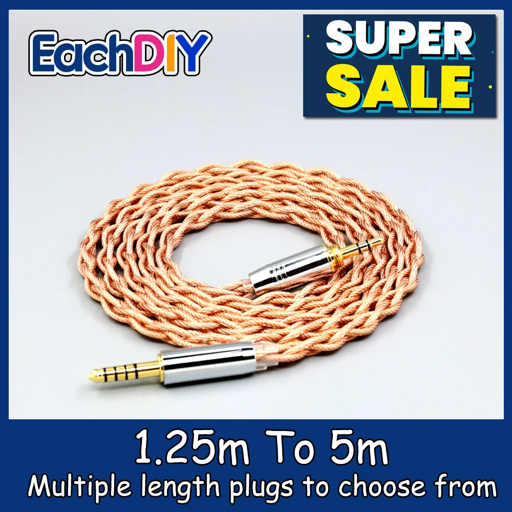 

Graphene 7N OCC Shielding Coaxial Mixed Earphone Cable For Audio-Technica ATH-pro500mk2 PRO700MK2 PRO5V M50 M50RD Screw LN007803