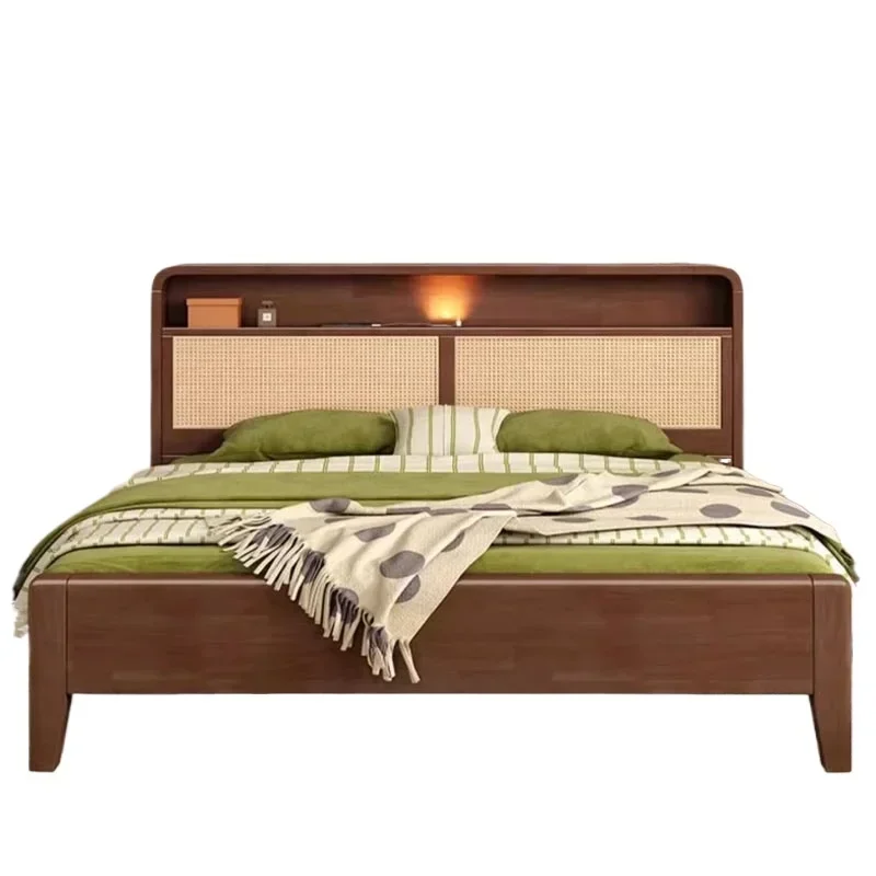 

#Reception Headboard Storage Bed Platform Ergonomic European Lit Pliable Bedroom Frames Bed Bases Office Beliche Hotel Furniture