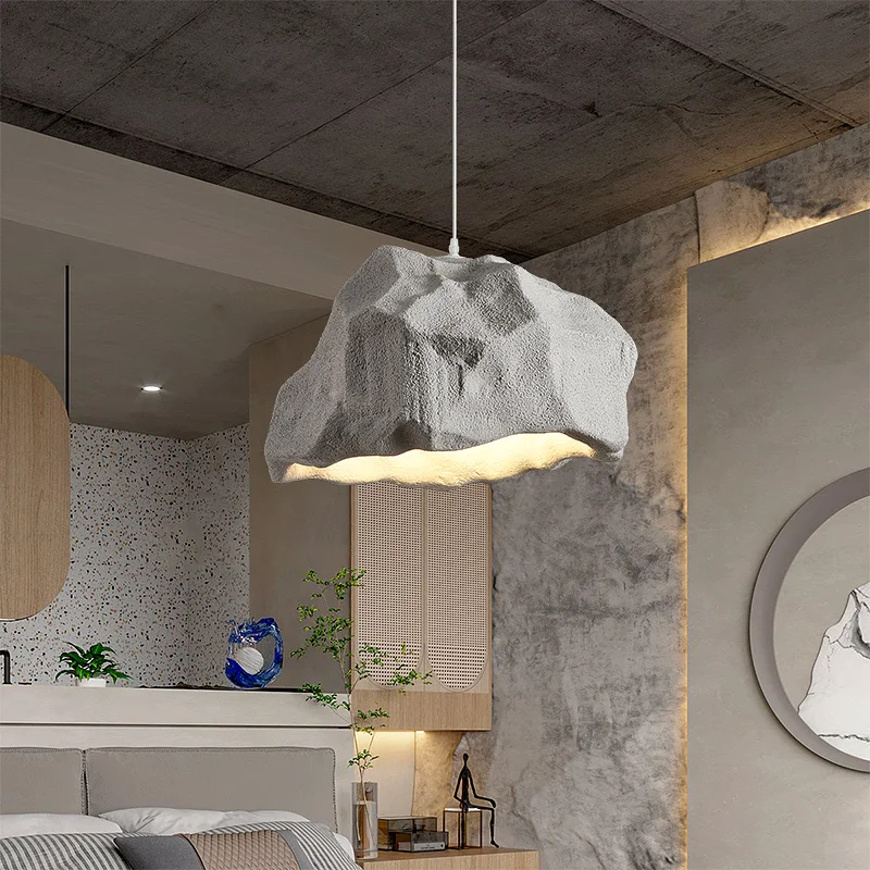 Nordic Wabi Sabi LED Kronleuchter Hängelampe Wohnzimmer Esszimmer Schlafzimmer Küche Dekor Kunst Aufhängung Pendel leuchten