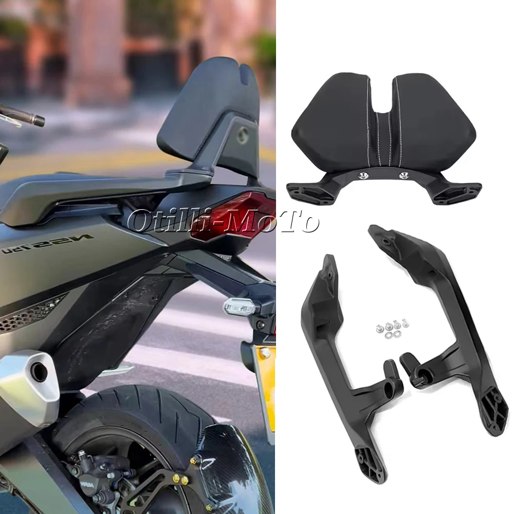 

For Honda X-ADV 750 NSS750 Forza 750 XADV750 2025 Motorcycle Passenger Seat Rear Backrest Kit Passenger Back Seat Rest Pad