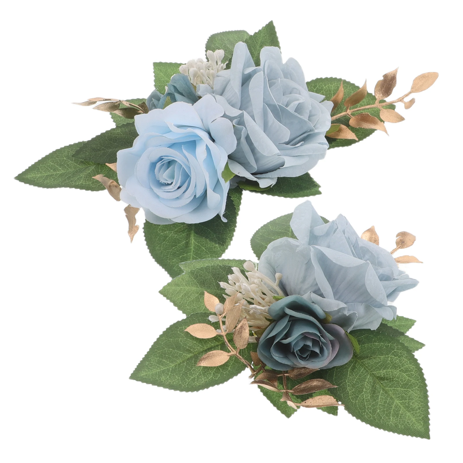 

2 PCS Artificial Flowers for Cake Decor Kitchen Table Top Centerpieces Decoration Blumenkuchendekoration Catering