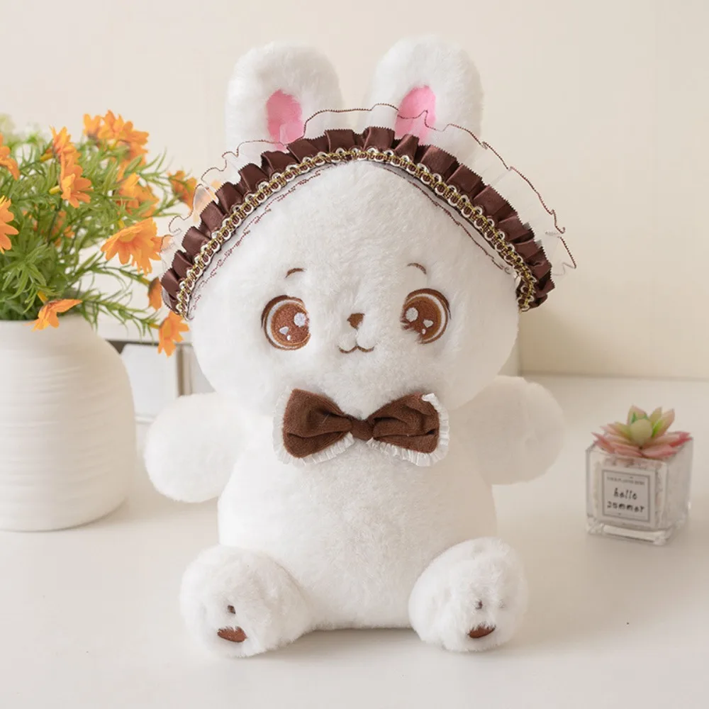 

PP Cotton Lolita Rabbit Plush Toy Interactive Handmade Bunny Stuffed Doll Fluffy Ins Stuffed Animal Fun Doll Birthday Parties