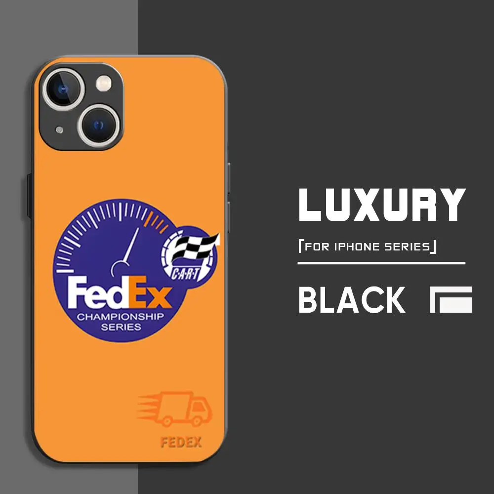 FEDEX Express Brand Phone Case For iPhone 16 15 14 13 12 11 X XR XS 8 Plus Mini Pro Max Soft black Shockproof Cover