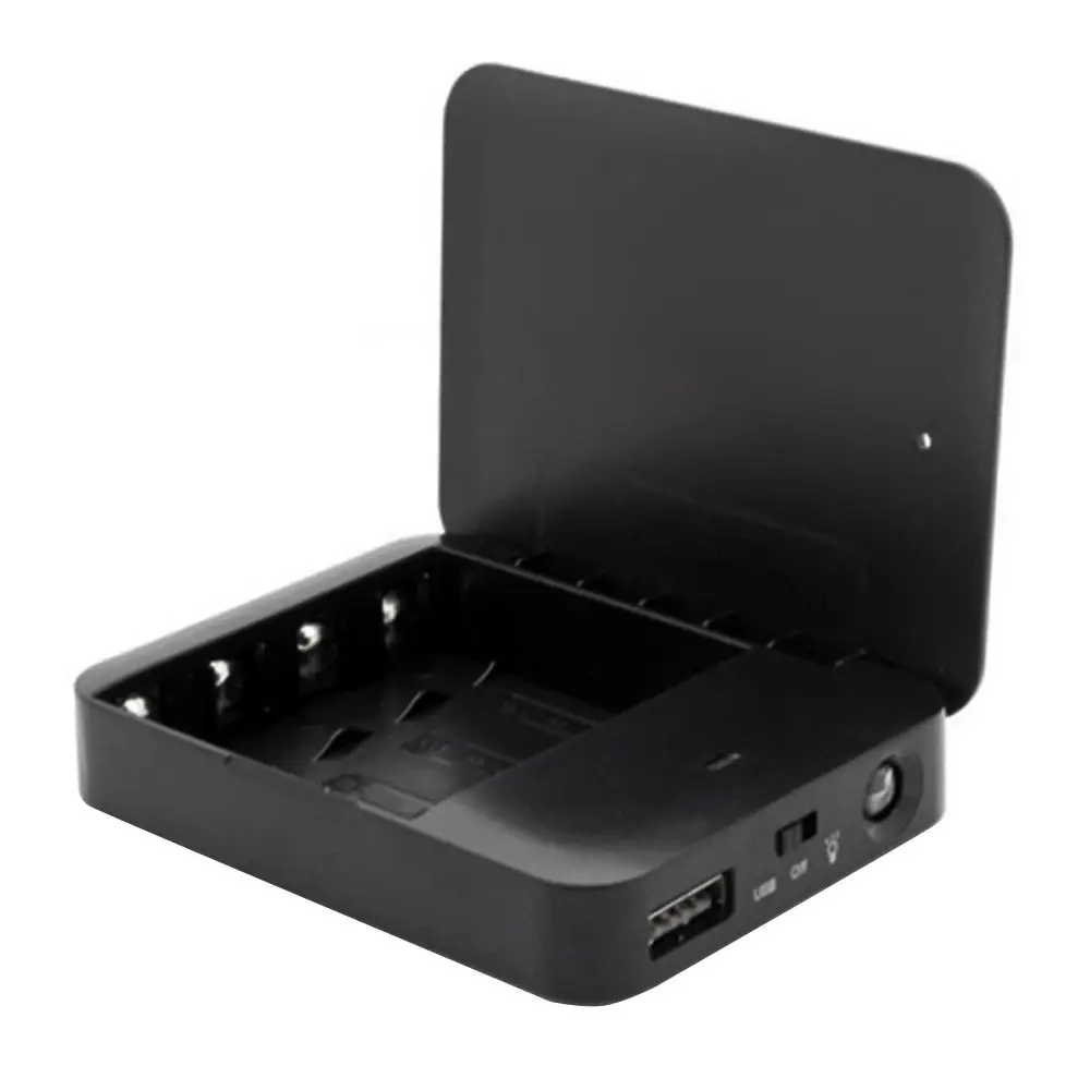 

4 Slots Power Bank Mobile Phone Charger Mobile Battery Case Emergency Charger Charging Case Battery Charger