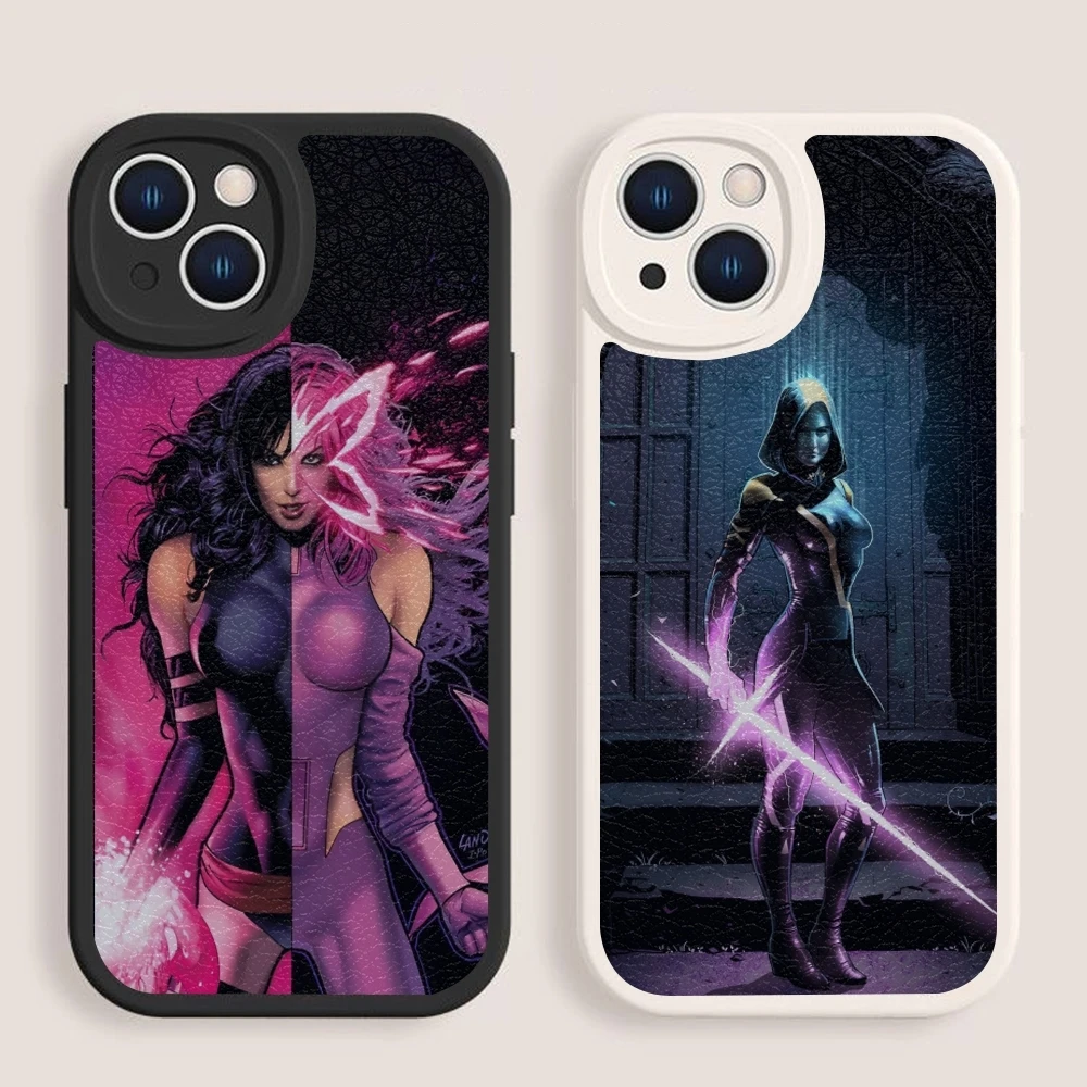 P-Psylocke Phone Case Phone Case Lambskin For Iphone 14 Pro Max 11 13 12 Mini X Xr Xs 8 6 7 Puls Se Luxury Mobile Cover