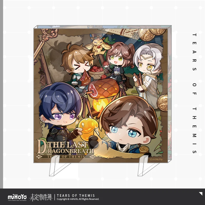 

2025 Anime Tears of Themis The Last Dragon's Breath Q Version Acrylic Fridge Magnet Decoration Luke Pearce Whole Staff MiHoYo