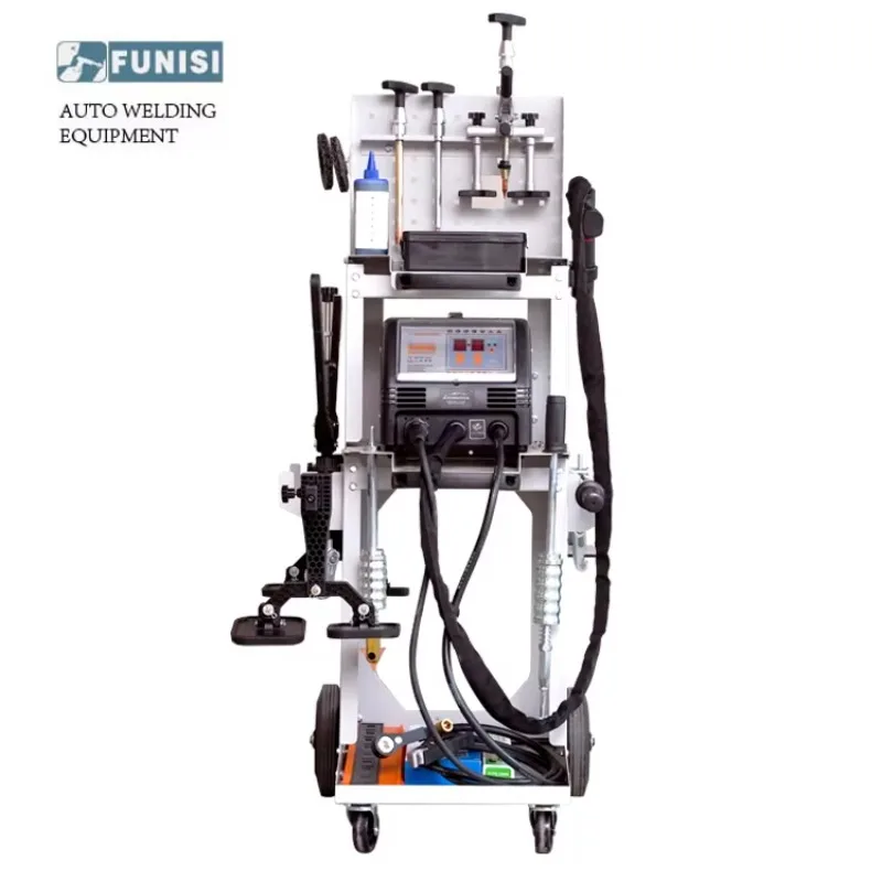 F90ES5 Steel Auto Body Repair Equipment Dent Puller Machine For Workshop With Refine Gun view 4