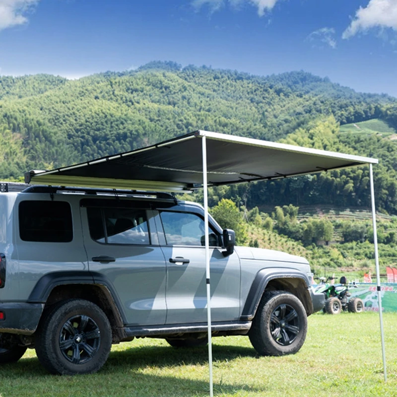 OEM CE High Quality Sunshade Tent with Oxford Fabric for Sun Protection and Aluminum Frame Fit for Cars in Outdoor Camping